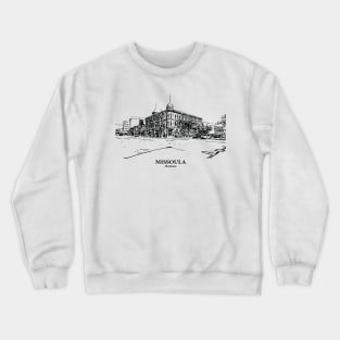 Missoula - Montana Crewneck Sweatshirt